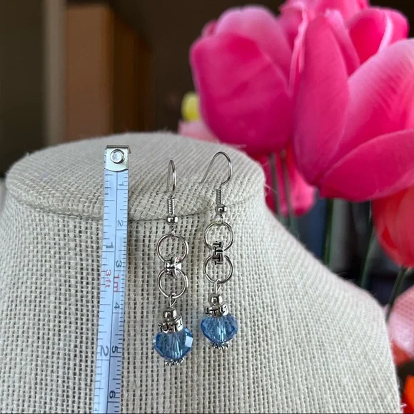 💙Handmade Earrings 💙 - Picture 8 of 9